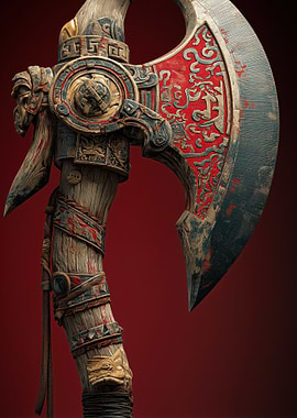 Ornate Fantasy Axe
