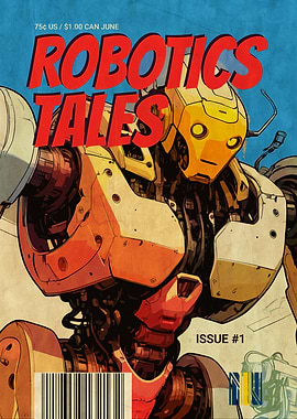 Vintage Robotics Tales Comic Cover