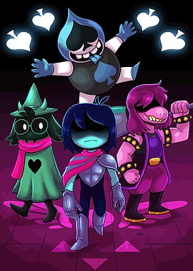 Deltarune Characters in Dark World
