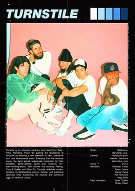 Turnstile Band Poster