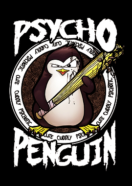 Psycho Penguin with Baseball Bat