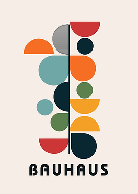 Bauhaus Geometric Abstract Art