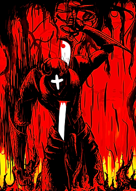 Ultrakill Game Character with Sword