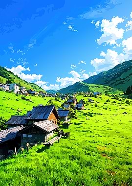 Anime Village in Green Mountains