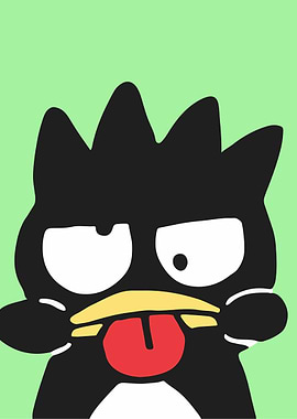 Badtz-Maru sticking out tongue