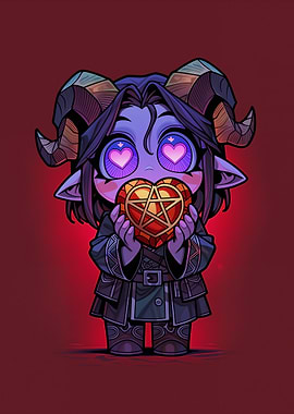 Dark Valentine Chibi Demon
