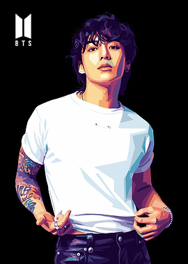 BTS Jungkook Pop Art