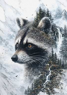 Raccoon Guardian of the Canopy