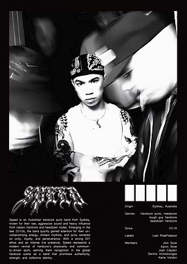 Speed Hardcore Punk Band Portrait