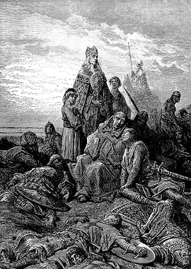 Confession Gustave Dore Crusades Engraving