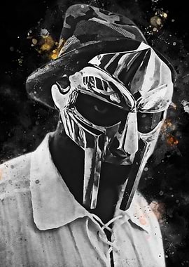 MF DOOM Mask Portrait