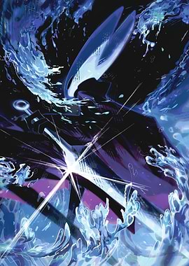 Hollow Knight in Blue Water