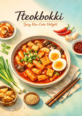 Tteokbokki Spicy Rice Cake Delight