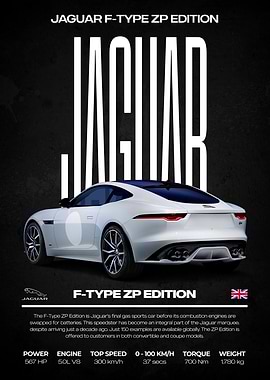 Jaguar F-Type ZP Edition Poster