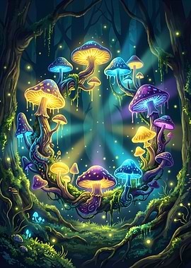 Enchanted Forest Mushrooms