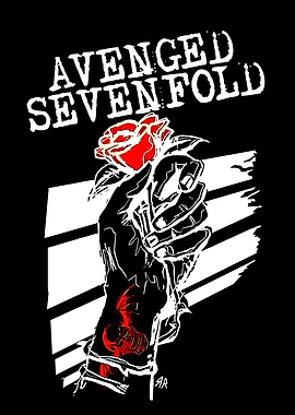 Avenged Sevenfold Hand Holding Rose