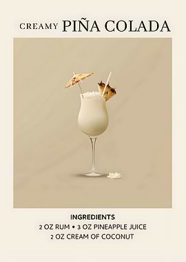 Creamy Pina Colada Recipe