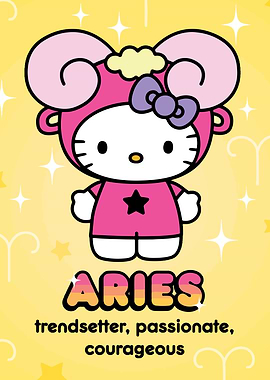 Hello Kitty Aries Zodiac