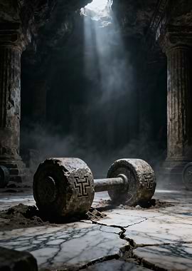 Antiquity dumbell