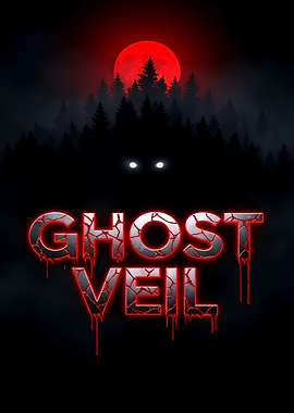 Ghost Veil Horror Title Art