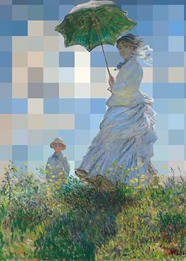 My Monet's Woman with a Parasol