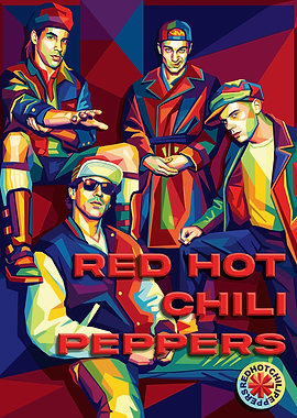 Red Hot Chili Peppers Pop Art