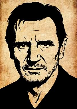 Liam Neeson Portrait
