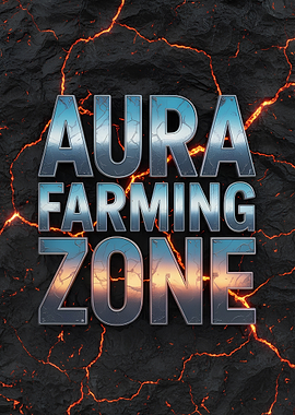 Aura Farming Zone Text Art