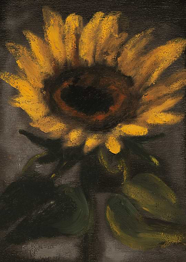 Impressionistic Sunflower Painting