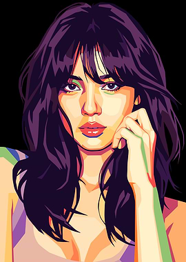Pop Art Portrait of a Lisa Blackpink