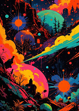 Vibrant Cosmic Landscape