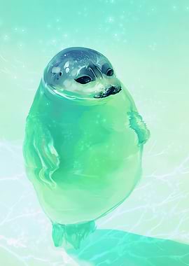 Cute Seal in Water