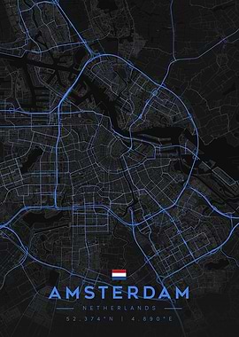 Amsterdam City Map