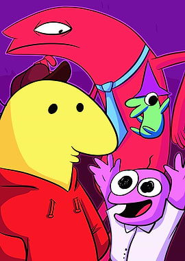 The Smiling Friends Characters