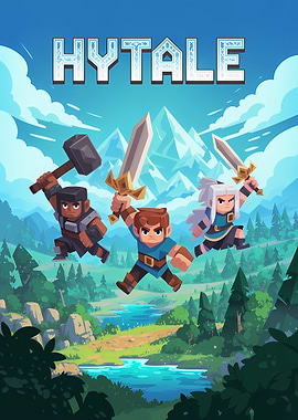 Hytale Game Characters in Landscape