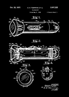 Vintage Flashlight blueprint