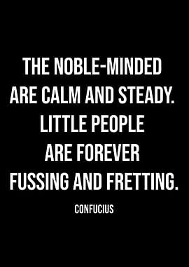 Confucius Quote on Calmness