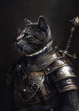 Knight Cat Warrior