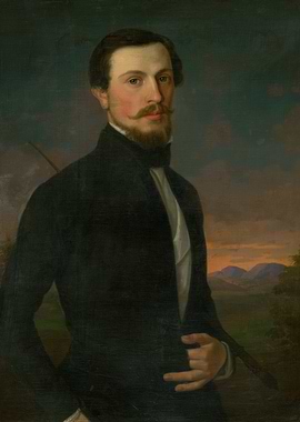Portrait of a Man in a Landscape