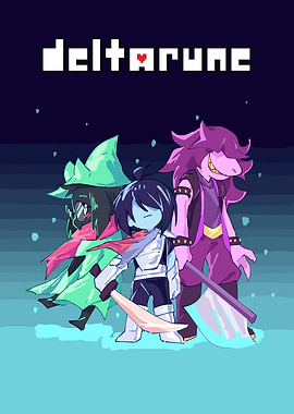 Deltarune Characters in Pixel Art