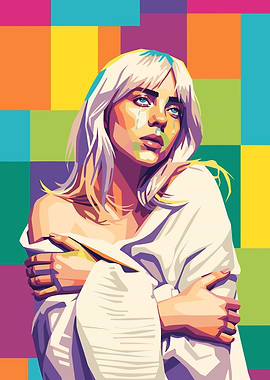 Billie Eilish Pop Art