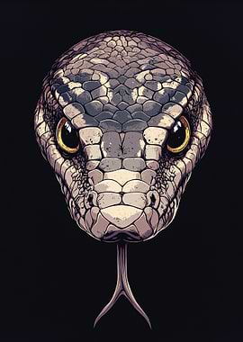 Close-up of a Snake's Head