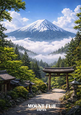 Mount Fuji Japan Landscape