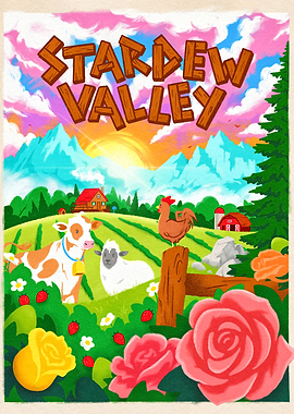 Stardew Valley Farm Landscape
