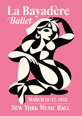 La Bayadère Ballet Poster