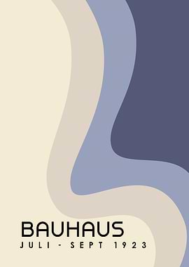 Bauhaus Poster Juli-Sept 1923