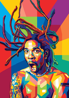 Busta Rhymes Pop Art Portrait