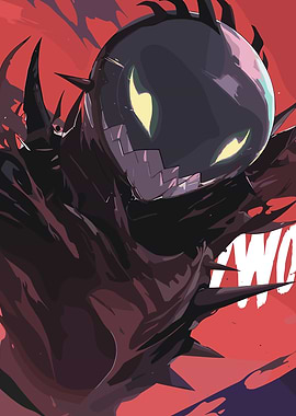 Dark Character with Spikes