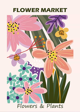 Flower Market Floral Art