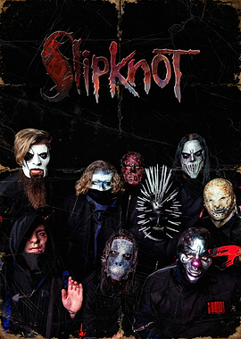 Slipknot Band Members with Masks